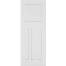 Deanta Primed Cambridge 4P FD30 Interior Door (x198.1cm)