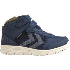 Winter Shoes Children's Shoes Hummel Children's Sneakers Crosslite Winter Mid Tex - Bleu