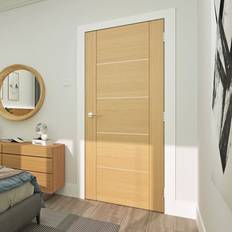 Doors Deanta OakFully Finished Valencia Interior Door (x198.1cm)