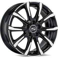 16" - 5/114,3 Bilfelger MSW 79 Black Polished 6.5x16 5/114.3 ET45 B67.1