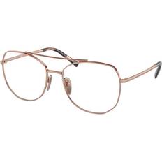 Prada PR A58V Eyeglasses ZVF1O1 Rose Gold