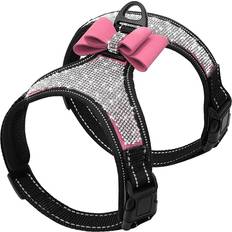 Pets Reflective Dog Harness Nylon Pitbull Pug S