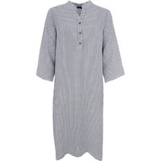 Hør Kjoler Black Colour Forudbestilling Bcmelina Linen Shirt Dress MIDI Northern Grey