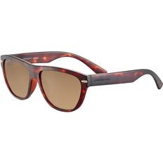 Serengeti Sunglasses Serengeti Pancho SS601002 Matt Red Tortoise Sunglasses - Brown