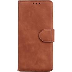 Kilovo iPhone 12 Pro, Brown Classic Leather Card Slot Wallet Case For Apple iPhone 13 Multicoloured