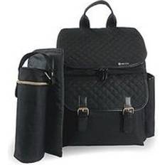 Faiers Black Quilted Back Pack Changing