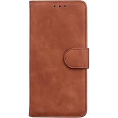 Kilovo iPhone 11Pro Max, Brown Classic Leather Card Slot Wallet Case For Apple iPhone 13 Multicoloured