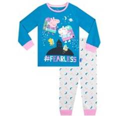 Peppa Pig Night Garments Peppa Pig Long Sleeve Pyjama Set Blue 18-24