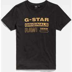 Orange T-shirts G-Star Kid's T-shirt Originals - Black