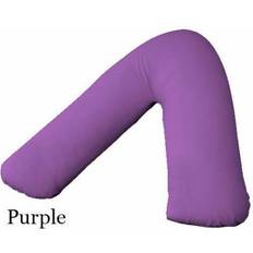 Purple Pillow Cases ARLINENS 2x Polycotton V Support V Shaped Pillow Case Purple