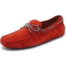 Tod's Skor Tod's Sailor Shoes Suede Loafer - Red