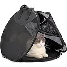 Mesh Cat Carrier Katt Carrier Hopfällbar Pet Transport