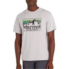 Marmot Herr T-shirts Marmot Marmot Men's MMW Gradient SS Tee, Large, Gray