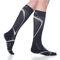 Sigvaris Performance Sock 20-30mmHg Ankle Closed Toe, Calf Socks Black, Long Medium