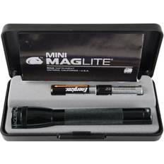 Black Mini Aa Torch Gift Boxed Flashlight with Batteries