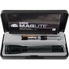 Maglite Black Mini Aa Torch Gift Boxed Flashlight with Batteries