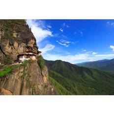 Union Rustic Picture Of Taktsang Monastery Tigers Nest In Bhutan Framed Art