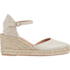 LK Bennett Low Shoes LK Bennett Marissa Ankle Strap Espadrilles 37, ECRU