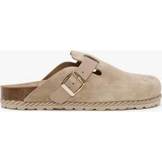 Leather Clogs Daniel Iclog Rope Beige Suede Clogs Colour: Beige Suede