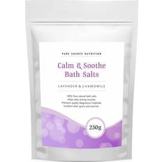 Orange Bath Salts Pure Source Nutrition & Nutmeg, 250g Epsom Salt Bath Salts Magnesium Relax