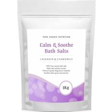 Pure Source Nutrition & Nutmeg, 1Kg Epsom Salt Bath Salts Magnesium Relax