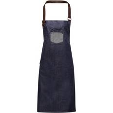 Premier Division Bibbed Apron Blue