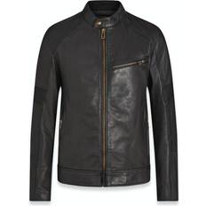Belstaff Vanguard Leather Motorcycle Jacket - Black Man