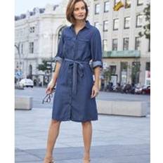 Damart Tencel Dress Blue 42"