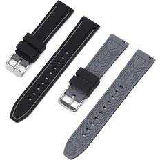 Wearables INF Mjuk silikonrem kompatibel Omega Swatch MoonSwatch 22mm