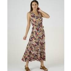 Damart Print Jersey Dress Blue 48"