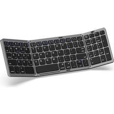 Folding Wireless Keyboard USB-C Rechargeable