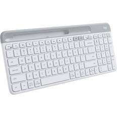 Logitech White Keyboards Logitech K585 Multi-Device Slim Wireless