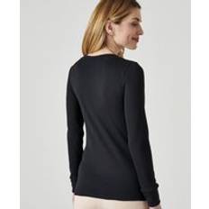 Damart Thermal Intense Warmth Long Sleeved Recycled T-Shirt Black