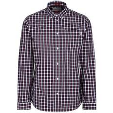 Musto Shirts Musto Men’s Marina Long Sleeve Cotton Check Shirt True Red