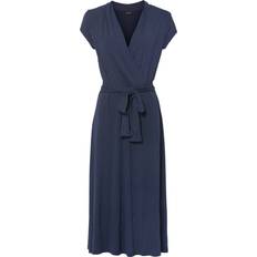 Bonprix Short Sleeve Jersey Dress Navy Spot