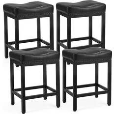 DUMOS 24 inch Black Seating Stool 24.2" 4