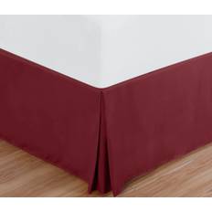 Red Valance Sheets Utopia Bedding Skirt Quadruple Valance Sheet Red