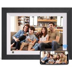 Digital Photo Frames FULLJA Digital Photo Frame Wood WiFi