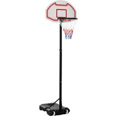 Supports de basket-ball Homcom Adjustable Basketball Stand Backboard Portable