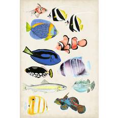 Highland Dunes Antique Aquarium II Framed Art