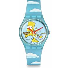 Swatch Simpsons Blue Casual Bio-sourced Sweet Embrace