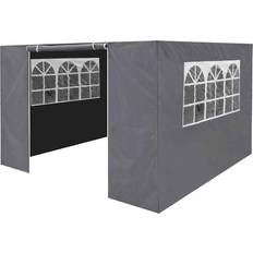 Dellonda Premium Gazebo/Marquee Side Walls/Doors/Windows, Fits 3 X 3m