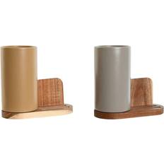 Beige Pots Home ESPRIT Beige Akaciaträ Dolomite 2 antal