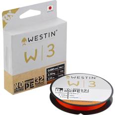 Fiskeutstyr Westin W3 8 Braid 135m 0.305mm Dutch Orange 22.1kg PE 3.5 Multifilament