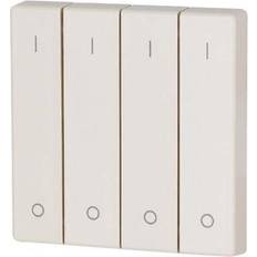 Eaton Wall Switches Eaton Wippe, 4-fach, I/0, creme 147598, Taster Schalter, Beige
