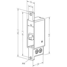 Assa Abloy Abloy effeff Riegelschaltkontakt 875-10-------00