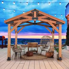 Norwood All Cedar Patio Gazebo Cedar