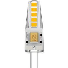 Yellow LED Lamps ExtraStar 1.8W LED G4 Mini Bulb Warm White Size Ø10x37 mm Pack of 10