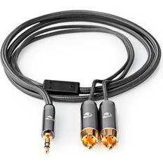 Nedis Stereo Audiokabel 3.5 mm 2X RCA 2m 2m