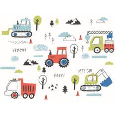 Tractors & Diggers Red